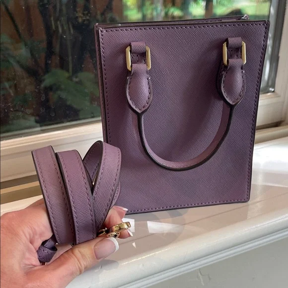 NWT Tory Burch Lavender Mini Bag - Picture 3 of 5